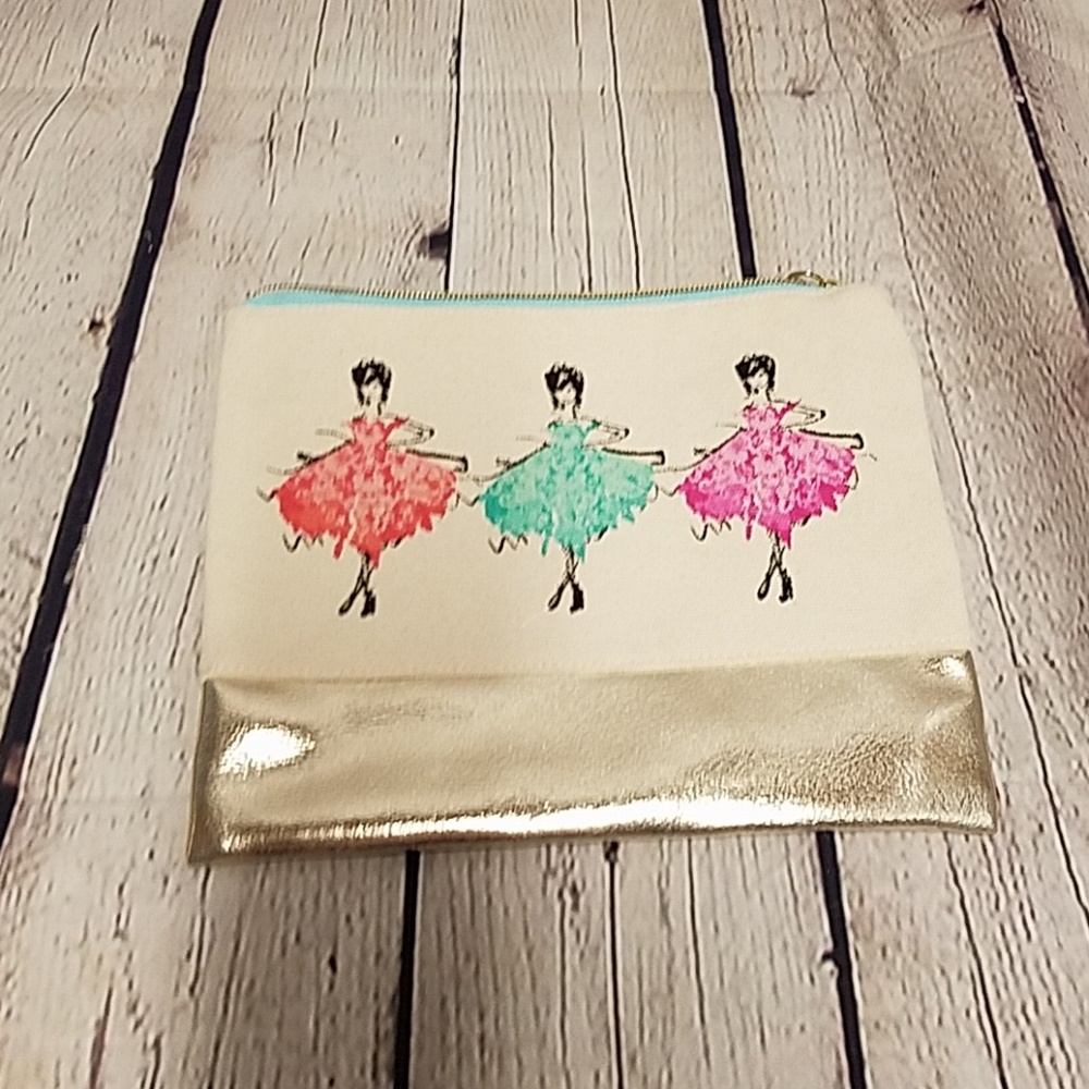NWOT Charming Charlie Makeup Bag